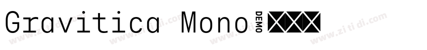 Gravitica Mono字体转换